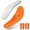 Orange, variant on Massage Insoles - 2 Pairs Step Insoles for Men Women, 4D Cloud Memery Foam Step Insole