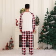 thumbnail image 4 of Christmas Pajamas for Family Casual Family Christmas 2024 Pajamas Set Printed Matching Family Nights Red and Black Plaid Dad, 4 of 4