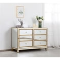 thumbnail image 2 of Elegant Decor Reflexion 6-Drawer Solid Wood and MDF Dresser in Gold, 2 of 8