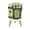Color 1, variant on Small Trash Can with Lid Silhouette Bear Cub Mountain Forest Sunset Vintage Woodland 1.8 Gallon Dog Proof Trash Can Round Garbage Can Waste Bin Wastebasket for Bathroom Bedroom Living Room