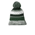 thumbnail image 2 of Sport Tek Adult Unisex Regular Beanie For Grn/Blk/Wh One Size Fits All, 2 of 2