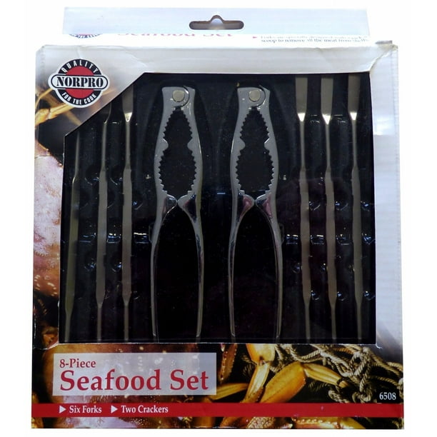 Norpro 8Piece Seafood, Shellfish, Lobster And Crab Cracker Tool Set