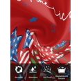 thumbnail image 7 of Independence Day Cloth Napkins Set of 8 Reusable Dinner Napkins, 4th of July Red Striped Stars Patriotic Cocktail Napkin Washable Table Napkins for Wedding/Holiday Party/Baby Shower 20"x20", 7 of 7