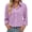 Purple White Plaid, variant on Plaid Button Down Shirts for Women Dressy Casual Long Sleeve Shirts Collared Work Blouses Tops