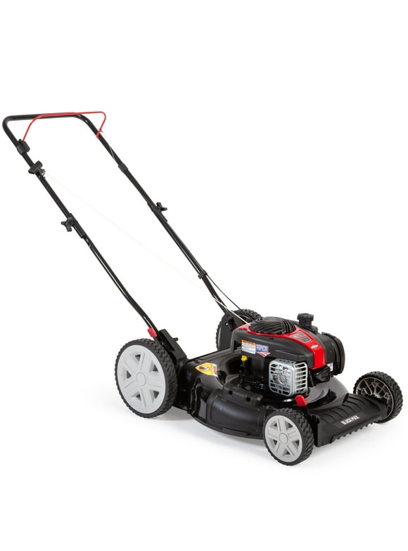 Black Max 21-inch 125cc Gas Push Mower with Briggs & Stratton Engine (Assembled Product Weight 46.9 lb; 22.10-inch Height)