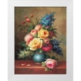 thumbnail image 1 of Yves, Jacques 15x18 White Modern Wood Framed Museum Art Print Titled - Classic Bouquet I, 1 of 4