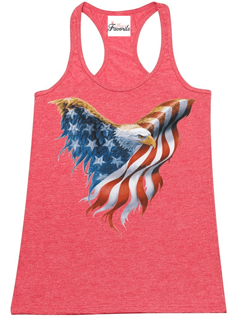4th of july racerback tank