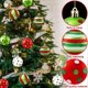 thumbnail image 5 of 6 bolas navideñas de lunares para colgar en el árbol, pintadas a mano, para decorar el árbol, 5 of 5
