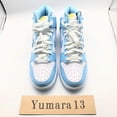 thumbnail image 4 of N I-K-E Dunk High Retro Blue Chill White DD1399-401 Men's Size, 4 of 6