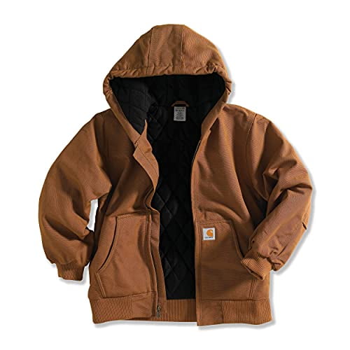Little Boys' Toddler Active Jacket, Carhartt Brown, 4T