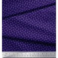 thumbnail image 2 of Soimoi Velvet Fabric Guitar Musical Instrument Printed Craft Fabric by The Yard 58 Inch Wide, 2 of 3