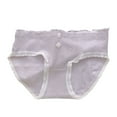 thumbnail image 2 of Cethrio Briefs for Girls Size 12 T, Cotton Breathable Mid Waist Soft Girls Underwear Gray, 2 of 3