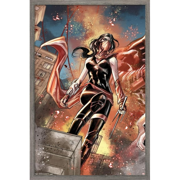 Marvel Comics - Elektra - Cover #1 Wall Poster, 22.375" x 34", Framed