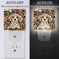 thumbnail image 2 of PhooArto Puppy Dog Leopard Pattern Plug in LED Night Light Auto Sensor Dusk to Dawn Decorative Night for Bedroom, Bathroom, Kitchen, Hallway, Stairs, Baby's Room, Energy Saving, 2 of 7