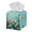 Colorful Tulips, variant on POLERO Suqare Tissue Box Holder, 5.1"X5.1"X5.5" Waterproof Tissue Box Cover PU Leather Facial Organizer for Dresser Bathroom Home Decor (Happy Chrsitmas Bell)