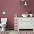 thumbnail image 6 of Sorbus Narrow Dresser Tower with 4 Drawers - Vertical Storage for Bedroom, Bathroom, Laundry, Closets, and More, Steel Frame, Wood Top, Pastel Fabric Bins (Pastel Pink), 6 of 7