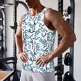 thumbnail image 5 of Logiee Hand Drawn Snake Print Men's Workout Tank Top,Quick Dry Workout Tank Top,Gym Muscle Tee,Fitness Bodybuilding Sleeveless T Shirt-XX-Large, 5 of 7