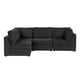 thumbnail image 1 of Sala Modular 4 Plazas Dicasa Versa Negro, 1 of 8