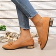 thumbnail image 6 of Summer Women's Casual Pointed Toe Flat Shoes with Rhinestone Bow Detail Low Heel Comfortable Footwear, 6 of 9