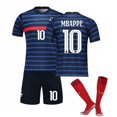thumbnail image 1 of Mbappe France Football Kits Soccer Jersey Training T-shirt Suit 20, 1 of 2