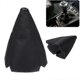 thumbnail image 1 of 16mm Pu Leather Car Gear Shift Collars Carbon Fiber Auto Car Manual Stick Shifter Knob Gear Shift Boot Cover Gaiter, 1 of 5