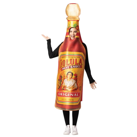 Rasta Imposta McCormick Cholula Hot Sauce Halloween Costume, Men and Women's, Red, Adult One Size