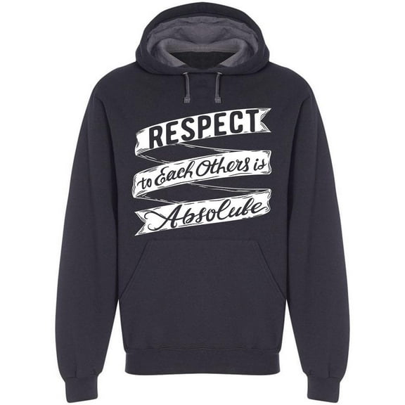 Always Respect Each Others Hoodie Men -Image by Shutterstock, Male XX-Large