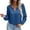 Blue, variant on Active Tops Women Wo Womens Summer Shirts Loose Fit Casual T Shirt for Women Apparel T Women's Shirts Summer Women's Tee Shirts Technical Shirts Women Workout Top Tech Sleeve Black S