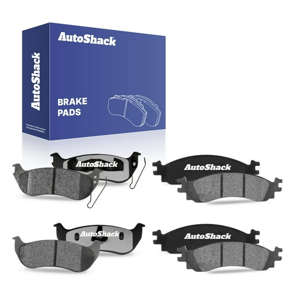 AutoShack Front & Rear Ceramic Brake Pad Set Replacement for 2006-2010 Ford Explorer 2007-2010 Ford Explorer Sport Trac 2006-2010 Mercury Mountaineer 8-PC
