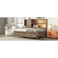 thumbnail image 6 of Maya Twin Size Daybed with Storage Shelves - Drawers - Wood, 6 of 17