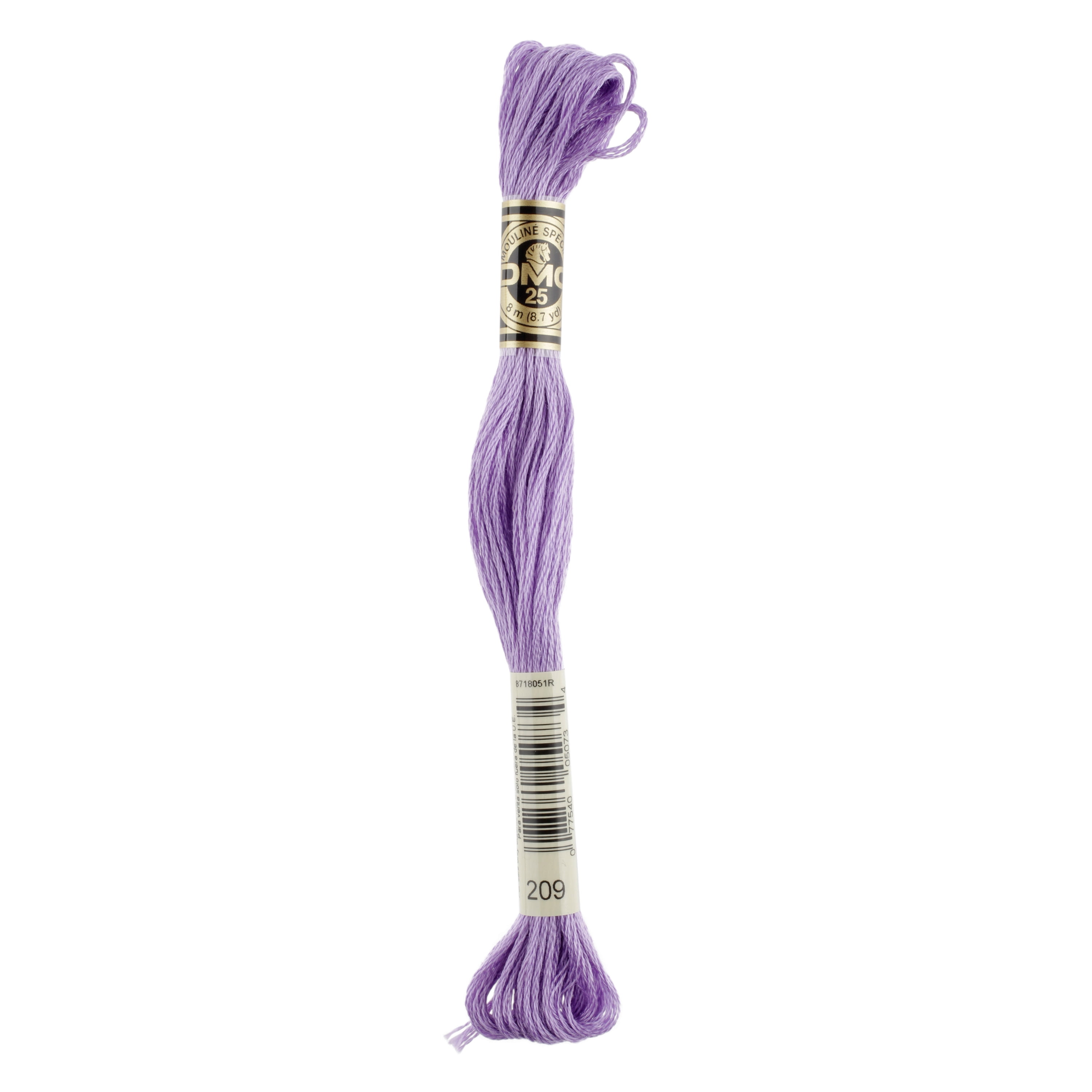 (2 pack) DMC Mouline 117-209 Six-Strand Embroidery Floss, Dark Lavender, 8.7 yd