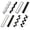 As Shown, variant on Milisten 8Pcs Seamless Styling Clip Assorted Color Plastic for Daily Use Women
