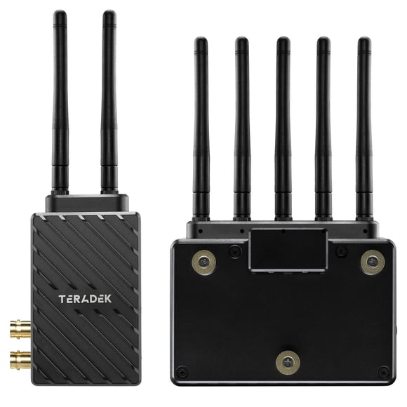 Teradek Bolt 6 LT 750 3G-SDI/HDMI Transmisor y Receptor Inalámbricos Kit de Lujo, Montaje Dorado, Alcance de 750'