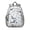 Silver, variant on Backpack Showcasing Blue Shark and Ocean Wave Prints with Spacious Multi Pocket Organization for Business Essentials, Outdoor Adventures and Daily Carry