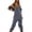 11# Gray, variant on Fshiont Womens Fuzzy Fleece Overall Jumpsuits Casual Loose Fit Winter Sherpa Bib Overalls with Pockets Khaki 2XL
