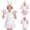 07-White, variant on CAIXIA Easter Dresses For Girls Bunny Dress Up Outfits Set Kids Rabbit Girls Headbands Tutu Dress For Girls