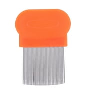 SHUWND Long Teeth Hair Lice Comb Stainless Steel Flea Nit Dust Removal Hair Brush