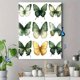 thumbnail image 4 of Qisvanset Framed Canvas Wall Art 12x16 Inch Sage Green Watercolor Butterfly Nursery Print Art, 4 of 5