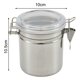thumbnail image 3 of Stainless Steel Airtight Coffee Container Storage Canister Set Coffee Jar Canister With Scoop For Coffee Beans Tea Fresh, 3 of 11
