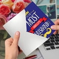 thumbnail image 5 of NobleWorks Handsome Husband - Birthday Greeting Card with Envelope (4.63 x 6.75 Inch) - C9331BDG, 5 of 5