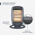 thumbnail image 2 of Calefactor Calentador Halogeno Eléctrico De Cuarzo Voltio 3 Niveles gris 1, 2 of 8