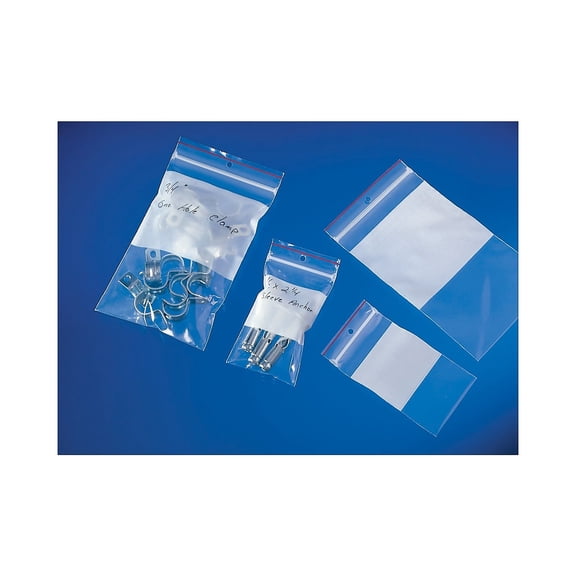 Minigrip Reclosable Poly Bag,Zip Seal,PK1000 MGRL2W0609