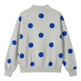 thumbnail image 7 of Womens Polka Dot Sweatshirts Neck Long Sleeve Pullover Tops Oversized Drop Shoulder Loose Fit Soft Cute Graphic Print Y2K Casual Fall Fashion Outfits, 7 of 7