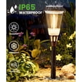 thumbnail image 6 of BITPOTT 8 Pack Bright Solar Pathway Lights Outdoor, 2-in-1 Adjustable Warm&Cool Solar Lights Outdoor, Waterproof IP65, Auto On/Off, 6 of 15