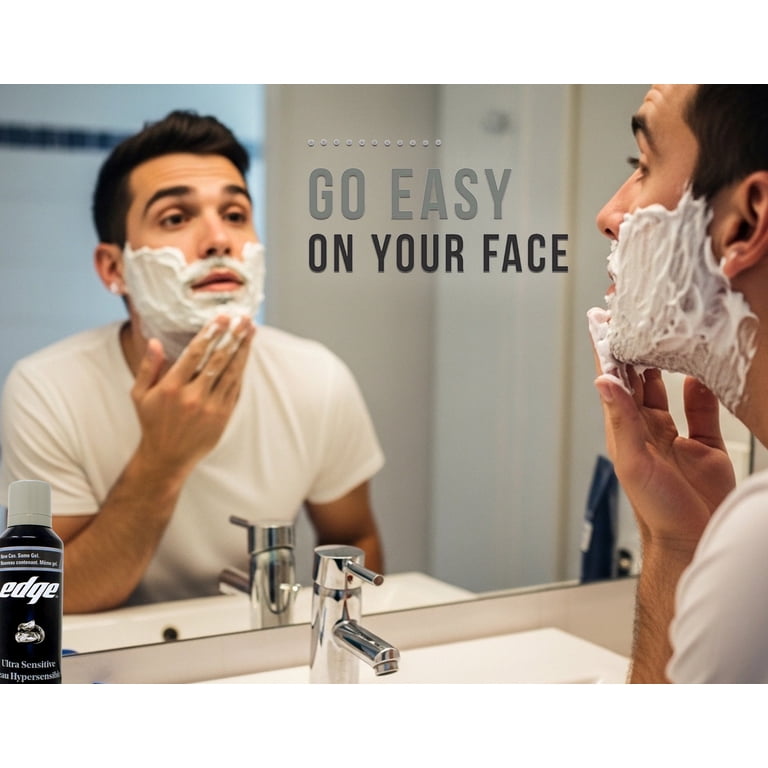Edge Ultra Sensitive Shave Gel for Men, 3-Pack, 7 oz photo 8