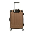 thumbnail image 3 of Rockland 20” Unisex 3-Piece Hardside Spinner Luggage Set, Brown, 3 of 3