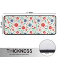 thumbnail image 5 of Kitchen Rugs Sets Of 2,Pioneer Flower Floral Print Pattern Anti Fatigue Kitchen Mat Rugs Non Slip Washable,Decorative Kitchen Floor Mats for Kitchen,Sink,Laundry,17X47 Inch, 5 of 5