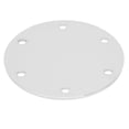 thumbnail image 2 of Car Steering Wheel Center Cover Cap Metal 6 Holes Car Accessories for Replace Maintenance Electroplated Silver, 2 of 9