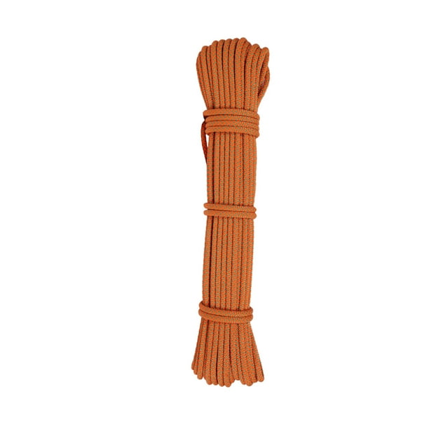 maskred 1/2/3/5 Climbing Rope 6mm Non- for slip Survival Rope Flexible  Portable Cord for Outdoor Activities Orange 1 Pc 