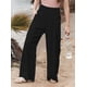 thumbnail image 2 of Pantalones Palazzo de para Mujer Negro L, 2 of 9